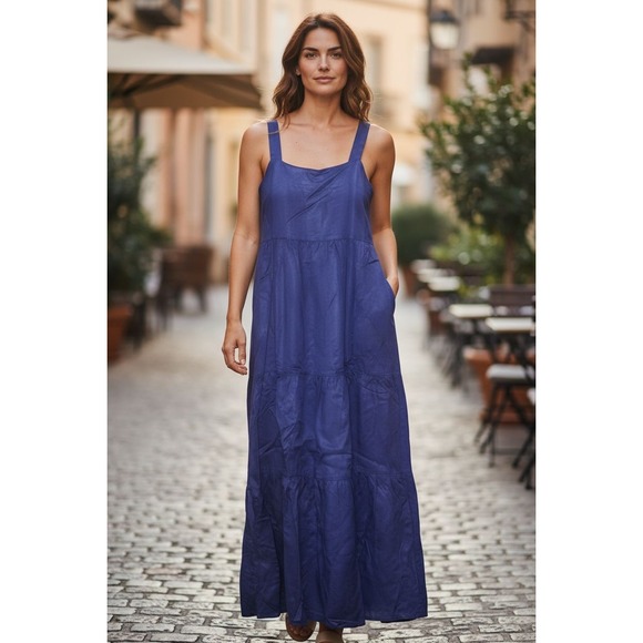 The Drop Dresses & Skirts - BRAND NEW The DROP Women's Maxi Sundress Navy Flowy Adjustable‎ XXS
